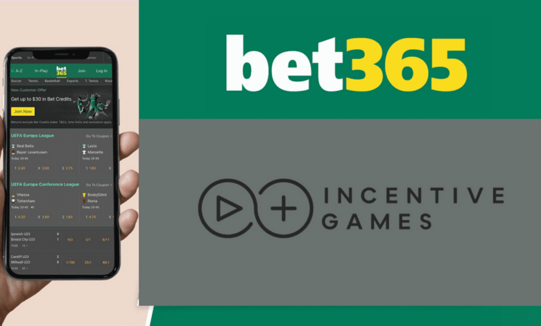 bet365 incentive games