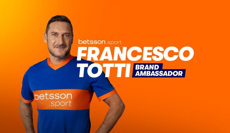 Totti the brand ambassador for Betsso.sport