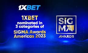 1xBet nominated at the SiGMA America Awards