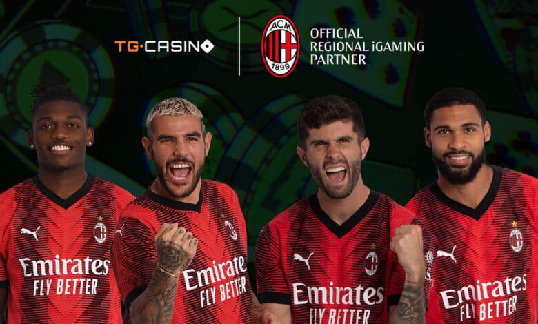 AC Milan Announces TG.Casino as the Official Regional igaming Partner in Europe!