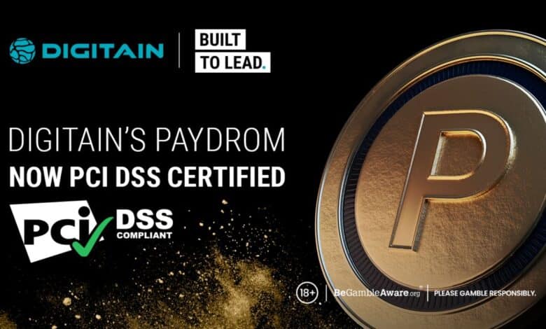 Digitain Paydrom PCI DSS Certification