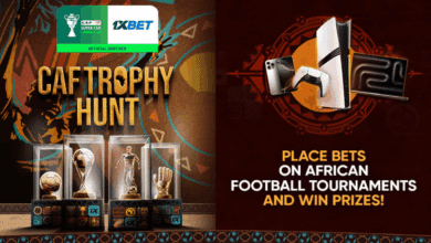 1xBet CAF Trophy Hunt promo