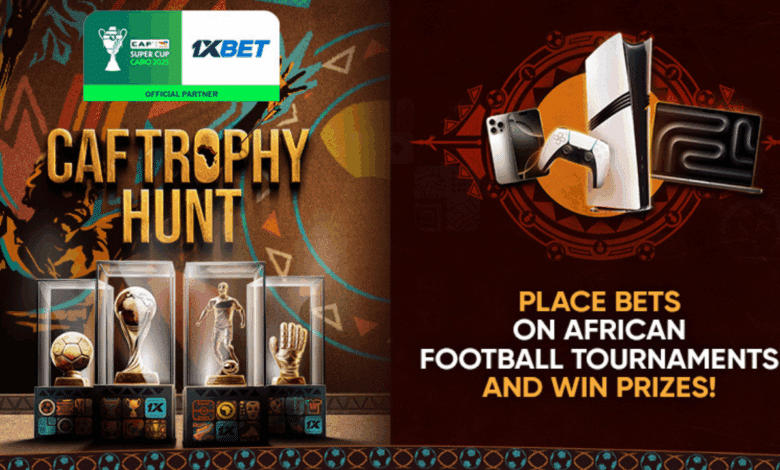 1xBet CAF Trophy Hunt promo