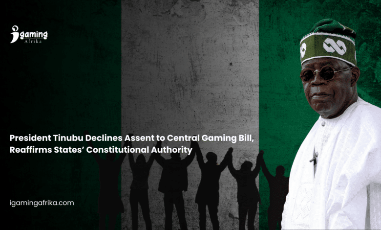 President Tinubu Central Gaming Bill