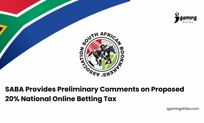 SABA 20% gambling tax