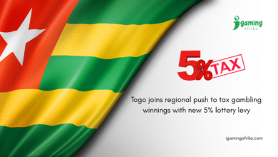 Togo 5% lottery tax