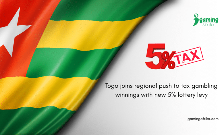 Togo 5% lottery tax