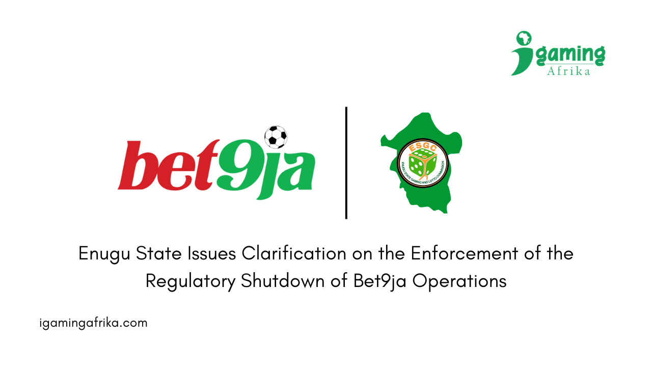 Bet9ja Enugu State Enforcement Notice
