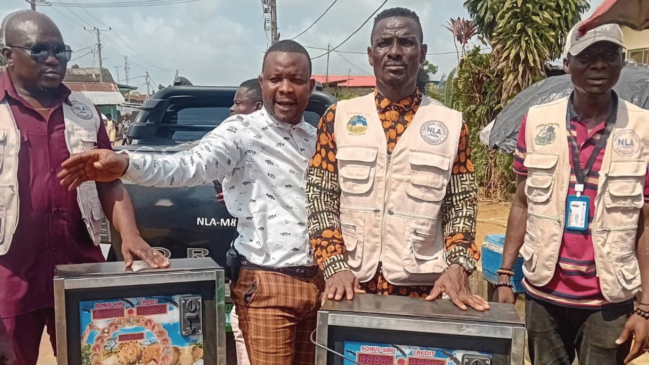 NLA Liberia Illegal Slot Machines
