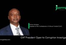 CAF President Open to Corruption Investigations