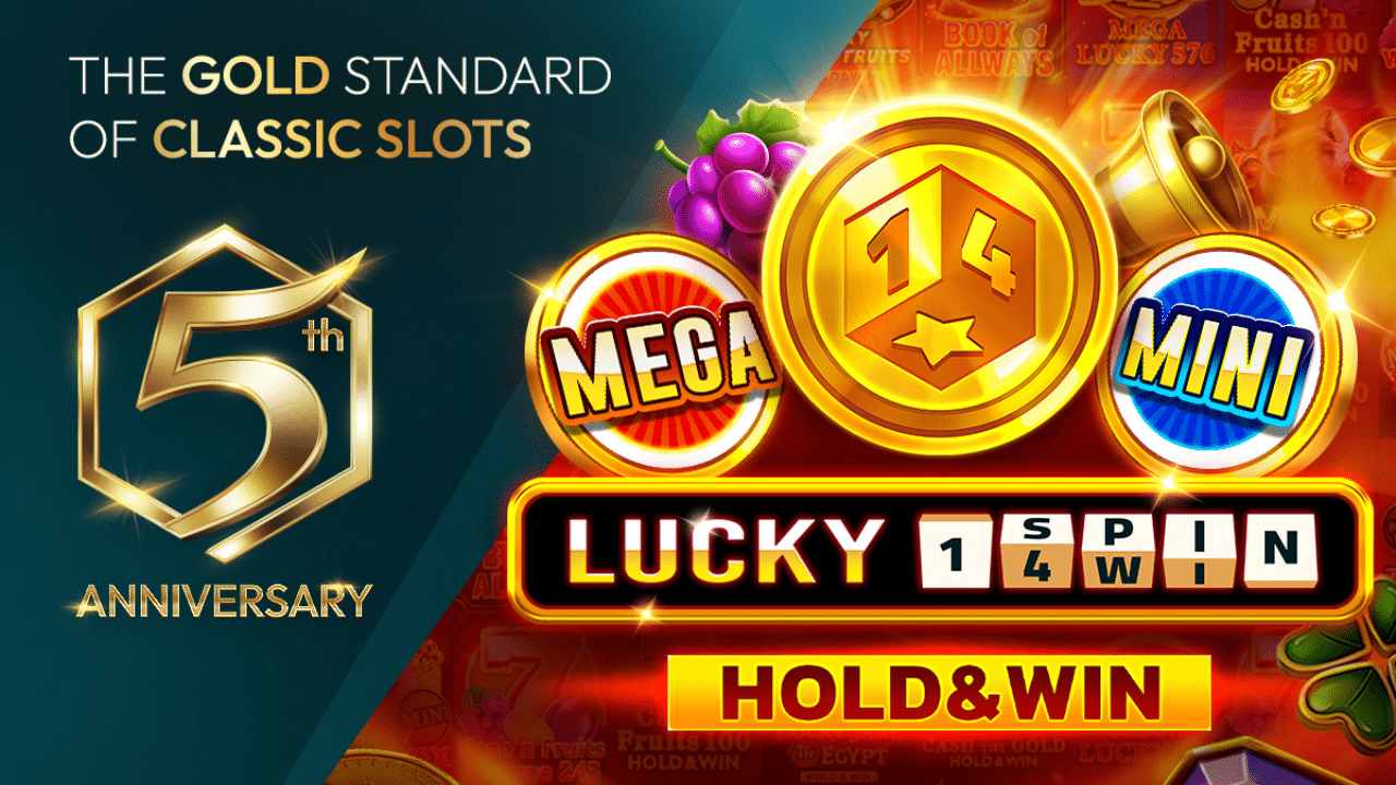 Lucky 1spin4win 5th anniversary