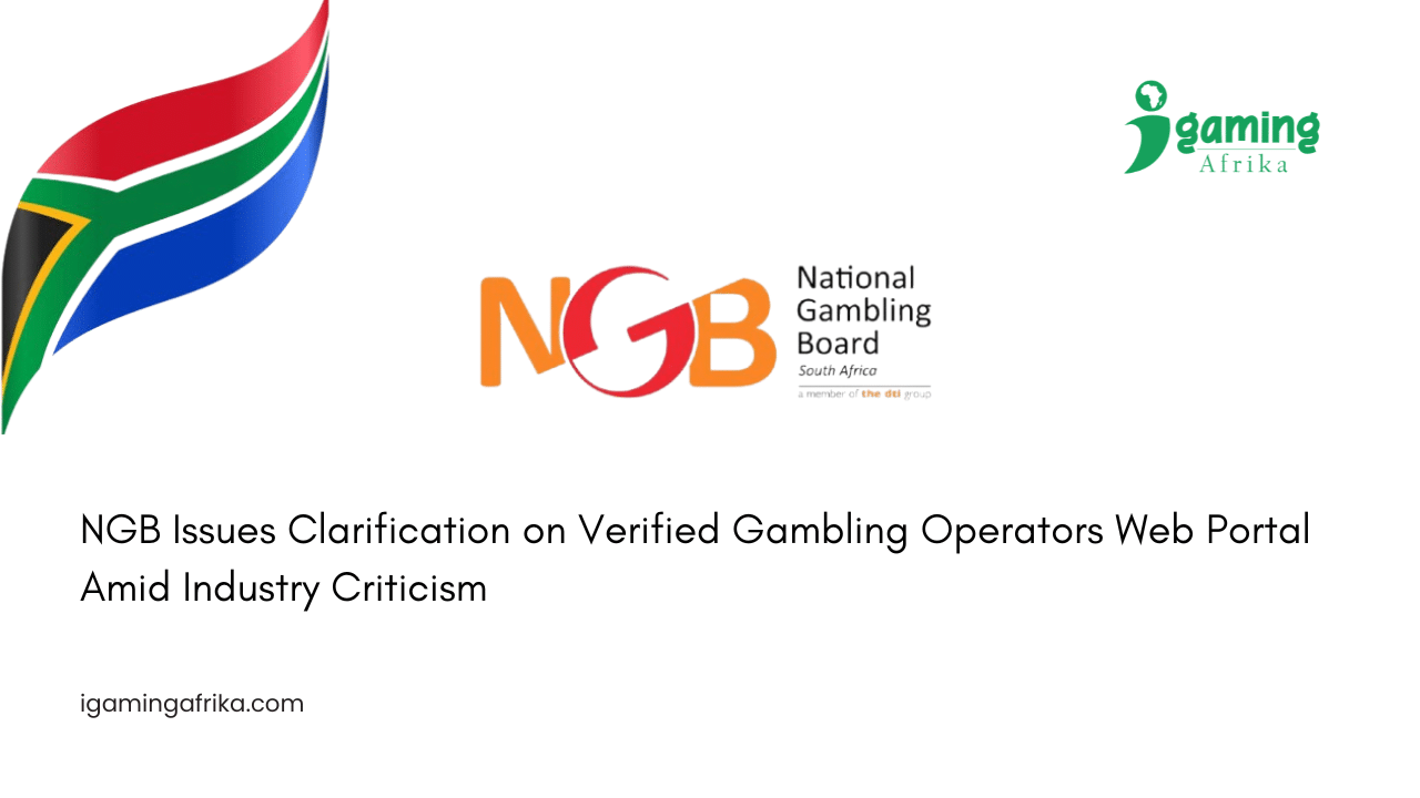 NGB Clarifies Verified Operators