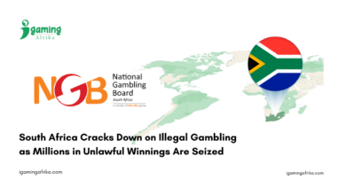South Africa Unlawful Winnings Seized