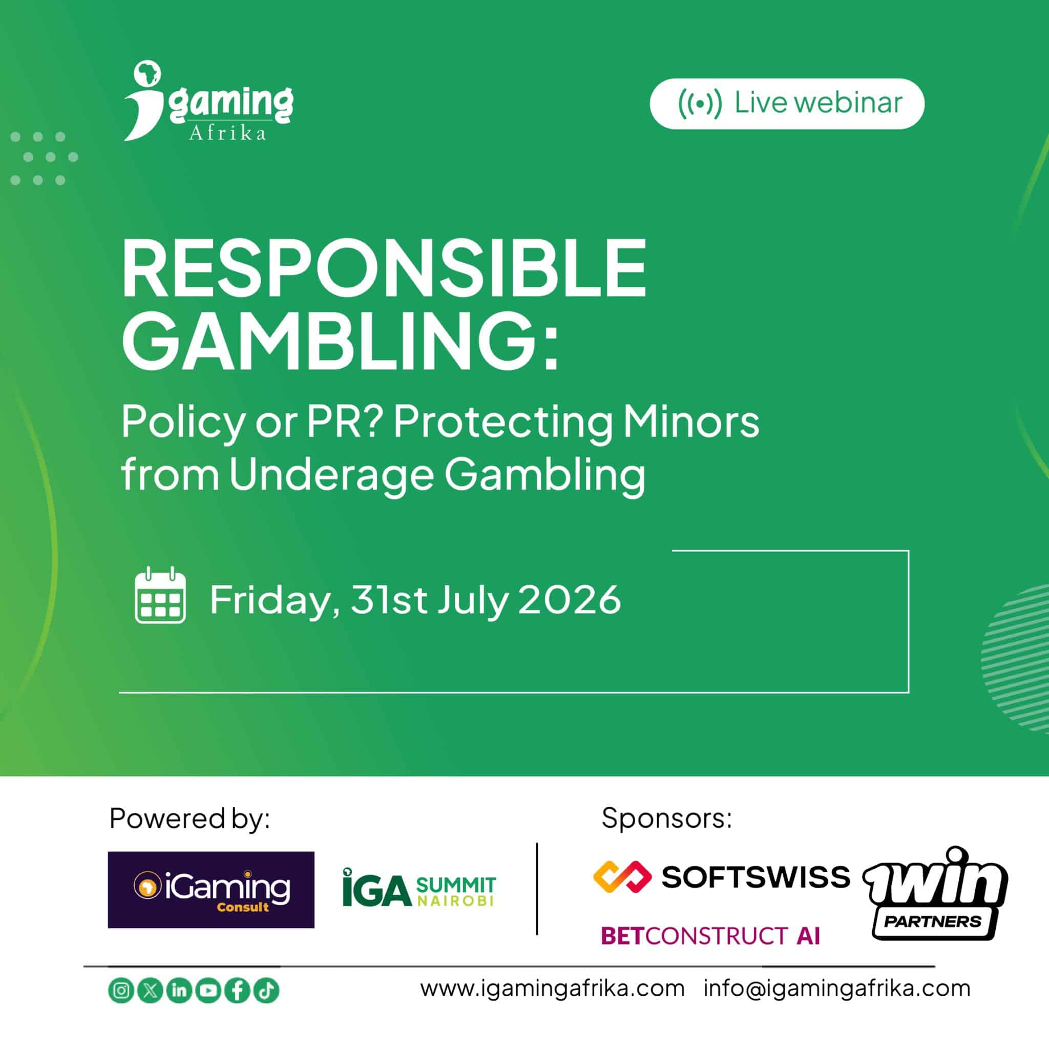 Responsible Gambling, Policy or PR