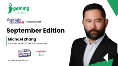 Gamble Aware newsletter Michael Zhang
