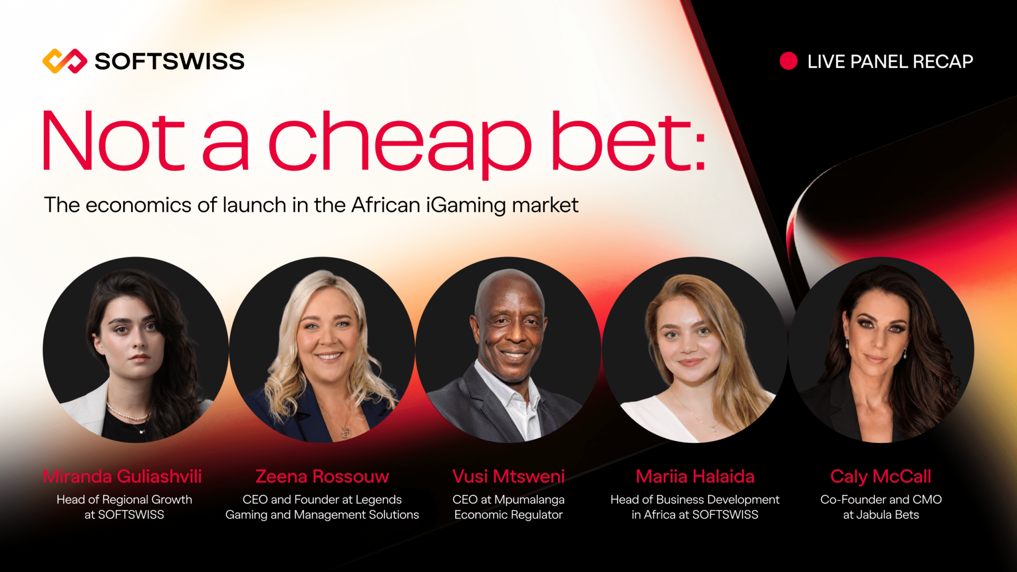 SOFTSWISS Panel African Licence