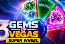 Playson 3 Gems of Vegas: Super Wheel