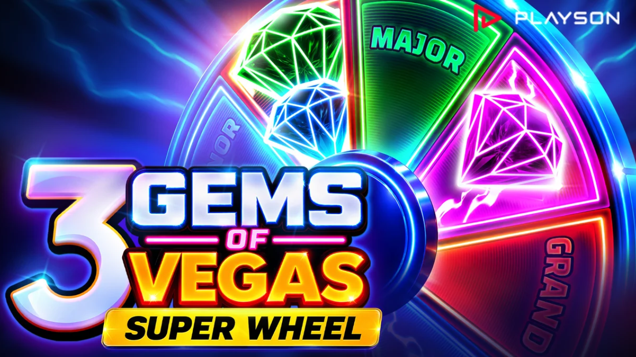 Playson 3 Gems of Vegas: Super Wheel